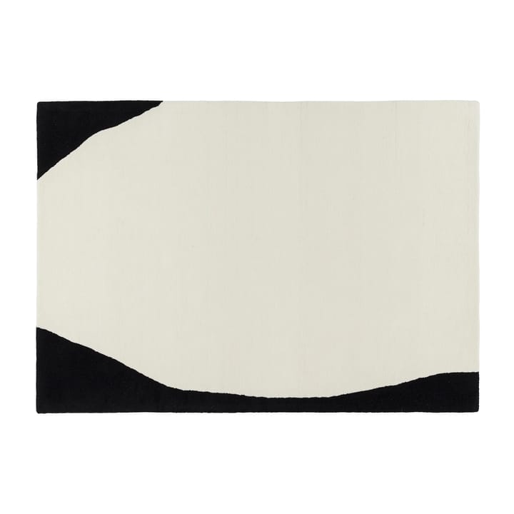 Flow ウールカーペット white-black - 170x240 cm - Scandi Living | スカ��ンジリビング