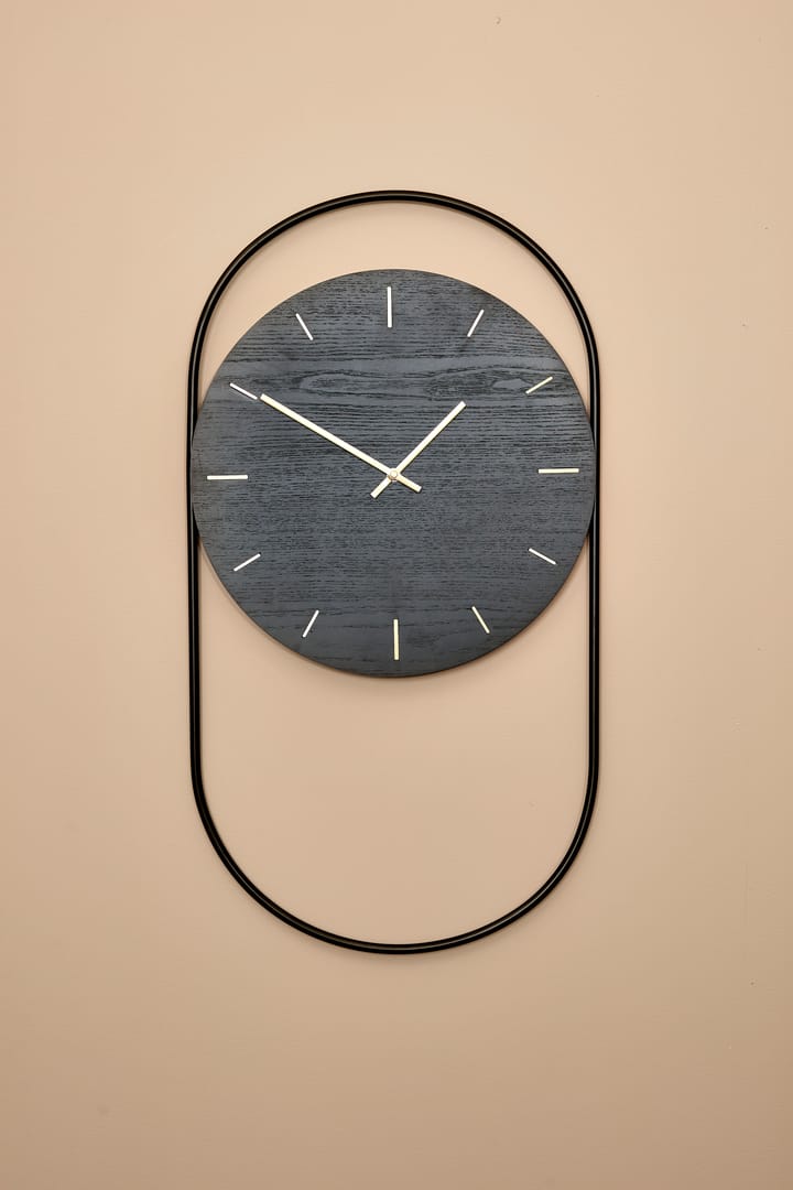 A-Wall 壁時計 41x76 cm, Black-brass Andersen Furniture