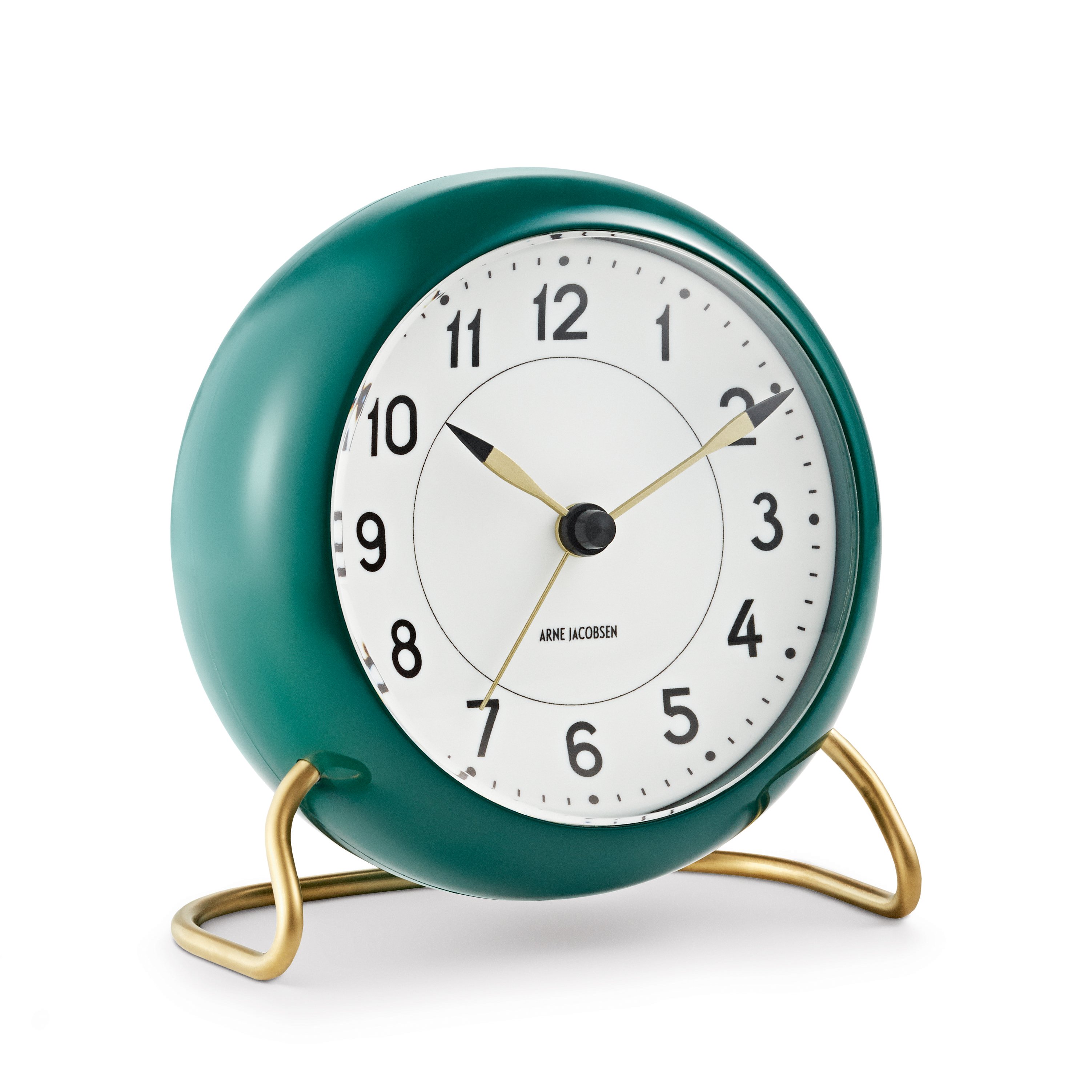 アルネヤコブセン 置き時計 テーブルクロック グリーン 緑 - 置時計