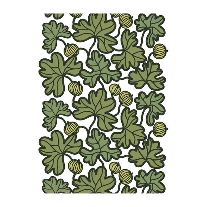 Krusbär ファブリック - Green - Arvidssons Textil | アルビットソン