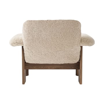 Brasilia アームチェア low back - Walnut-Nature sheepskin curly - Audo Copenhagen | オドー・コペンハーゲン