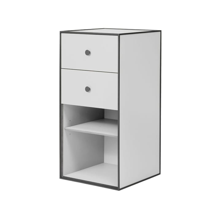 Frame 70 収納 - Light grey-2 drawers-1 shelf - Audo Copenhagen | オドー・コペンハーゲン