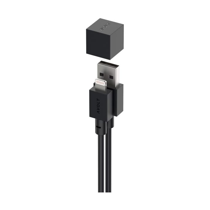 ケーブル 1 USB-A ( Lightning 1.7 m用) - Black - Avolt