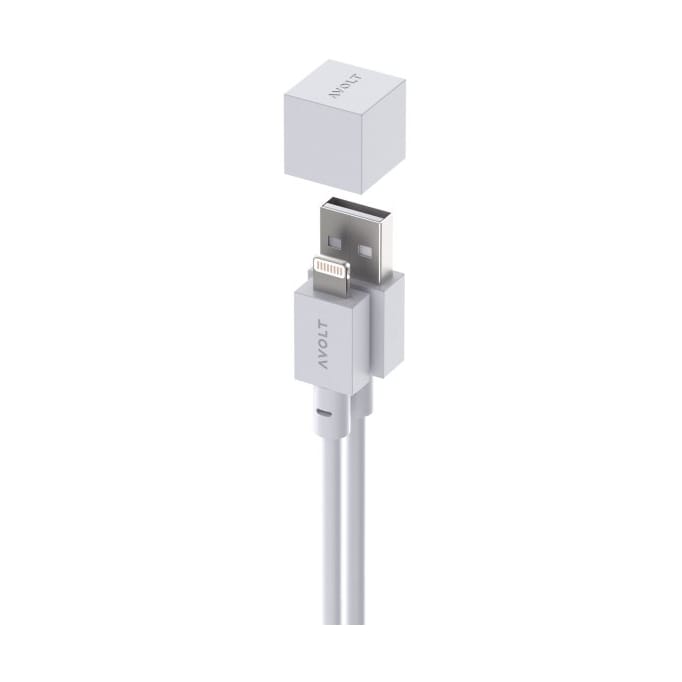 ケーブル 1 USB-A ( Lightning 1.7 m用) - White - Avolt