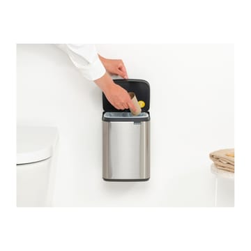 Bo ウェイストビン 4 L - Brushed steel - matt - Brabantia | ブラバンシア