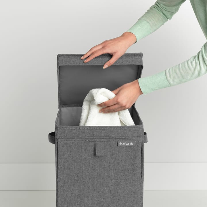 Brabantia スタッカブル ランドリーバスケット 35 l. - dark grey - Brabantia | ブラバンシア