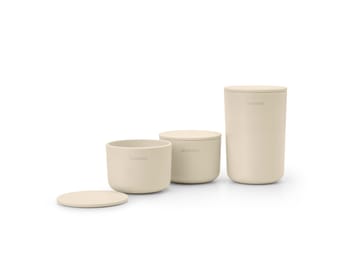 ReNew 収納ジャー 3パック - Soft Beige - Brabantia | ブラバンシア