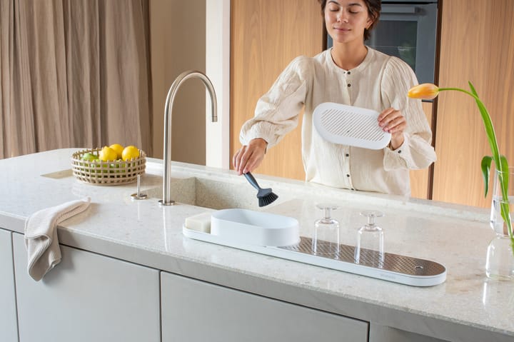 SinkStyle シンクオーガナイザー 2 点セット, Mineral Fresh White Brabantia | ブラバンシア