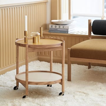 Bølling トレイテーブル モデル 50 - Stone, oiled beech stand - Brdr. Krüger