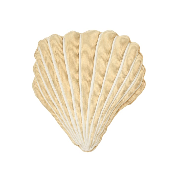 Seashell コットンピロー - Yellow - Broste Copenhagen | ブロスト コペンハーゲン