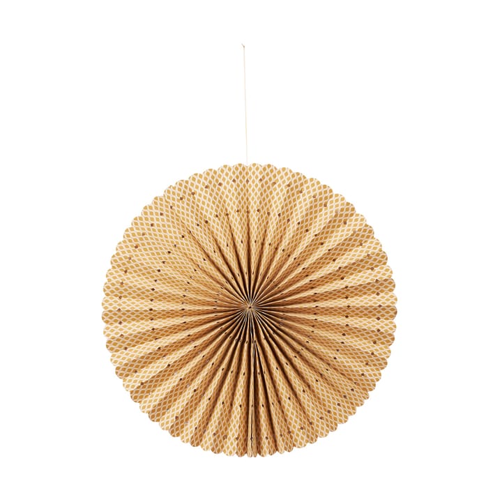 Stella rosette アドベントスター M Ø43 cm - Harvest gold-natural - Broste Copenhagen | ブロスト コペンハーゲン