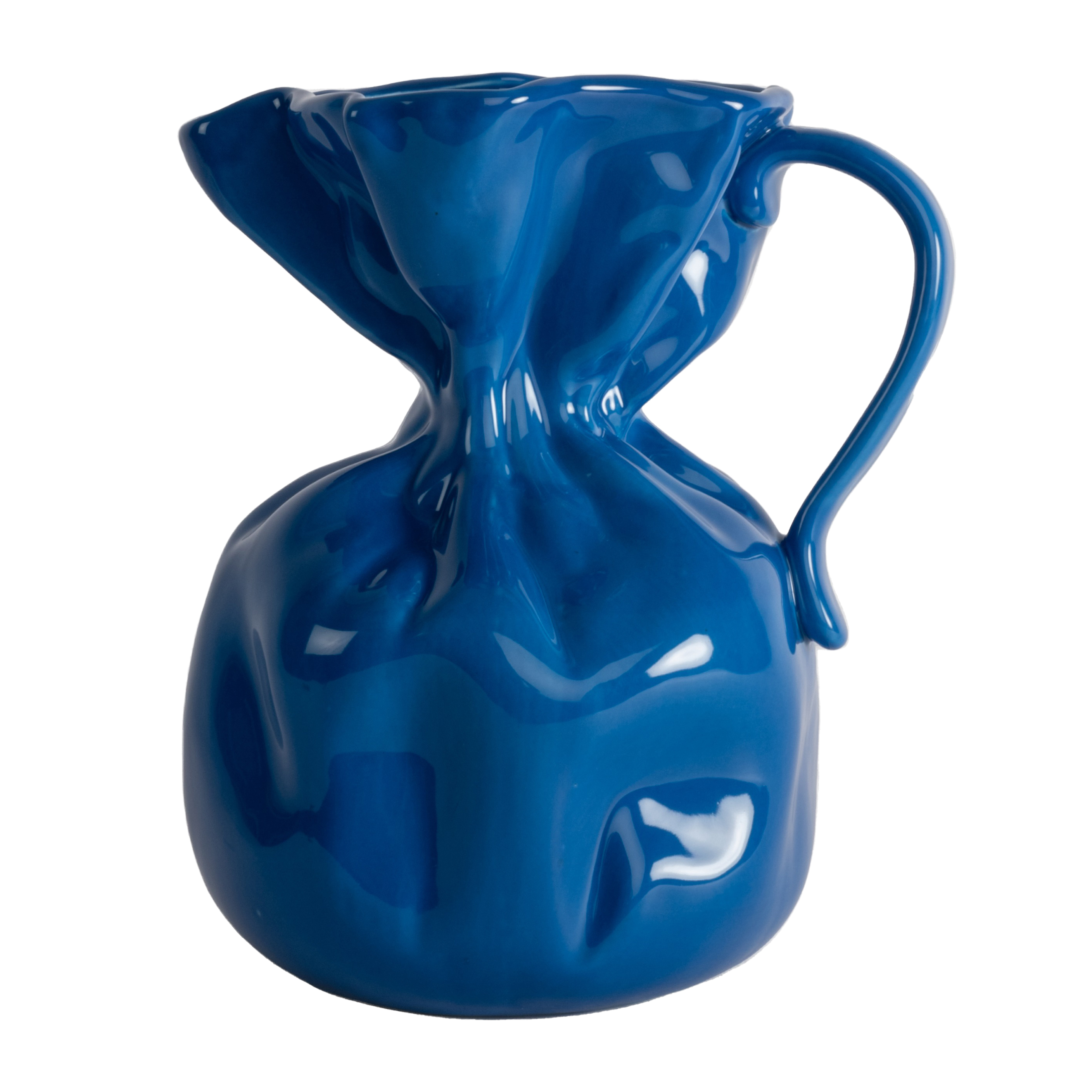 Crumple 花瓶, Blue