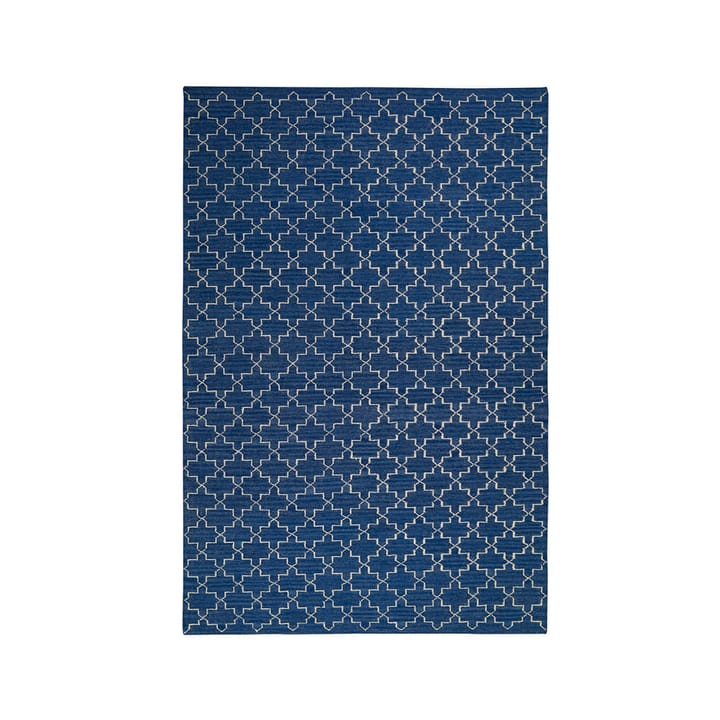 New Geometric ラグ - Indigo melange/off white, 234x323 cm - Chhatwal & Jonsson | チャットワル＆ヨンソン