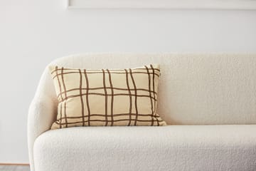 Tattersall ピローケース 40x60 cm - Beige-cognac - Chhatwal & Jonsson | チャットワル＆ヨンソン