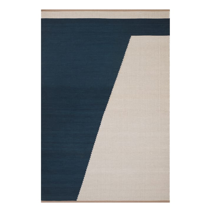 Una ウールカーペット 180x270 cm - dark blue-beige-off white - Chhatwal & Jonsson | チャットワル＆ヨンソン