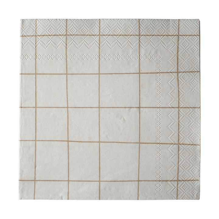 Square ペーパーナプキン 33x33 cm 20枚 - Cream - DBKD | ディービーケーディー