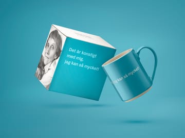 Astrid Lindgren マグ 'Det är konstigt med mig…' - Swedish text - Design House Stockholm | デザインハウス ストックホルム