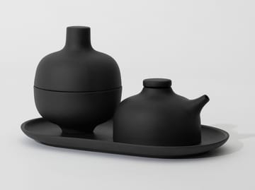 Sand ボウル 蓋つき S Ø8.2 cm - Black clay - Design House Stockholm | デザインハウス ストックホルム