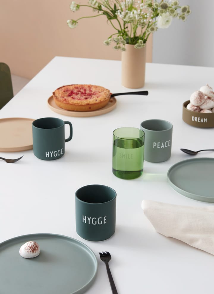 Design Letters フェイバリットカップ 25 cl, Hygge-dark green Design Letters | デザインレターズ