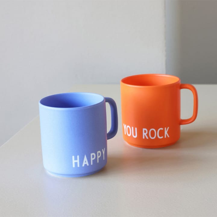 Design Letters フェイバリットカップ ハンドル付き 25 cl, Orange Design Letters | デザインレターズ