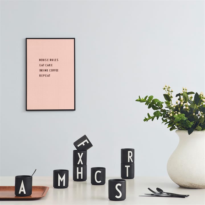 Design Letters カップ ブラック, K Design Letters | デザインレターズ