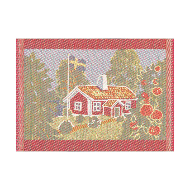 Mitt Sverige ディッシュクロス 35x25 cm - Multi - Ekelund Linneväveri