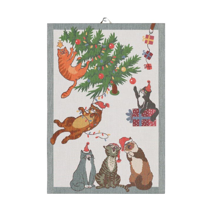 Purr-fect クリスマス キッチンタオル 35x50 cm, Multi Ekelund Linneväveri