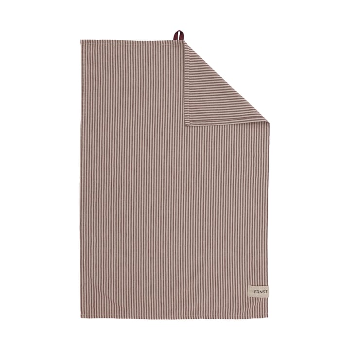 Ernst キッチンタオル ストライプ 47x70 cm - Red-beige - ERNST | エルンスト