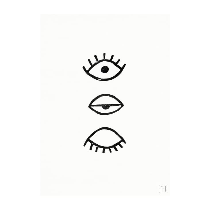 Eye Eye ポスター - 50x70 cm - Fine Little Day | ファインリトルデイ