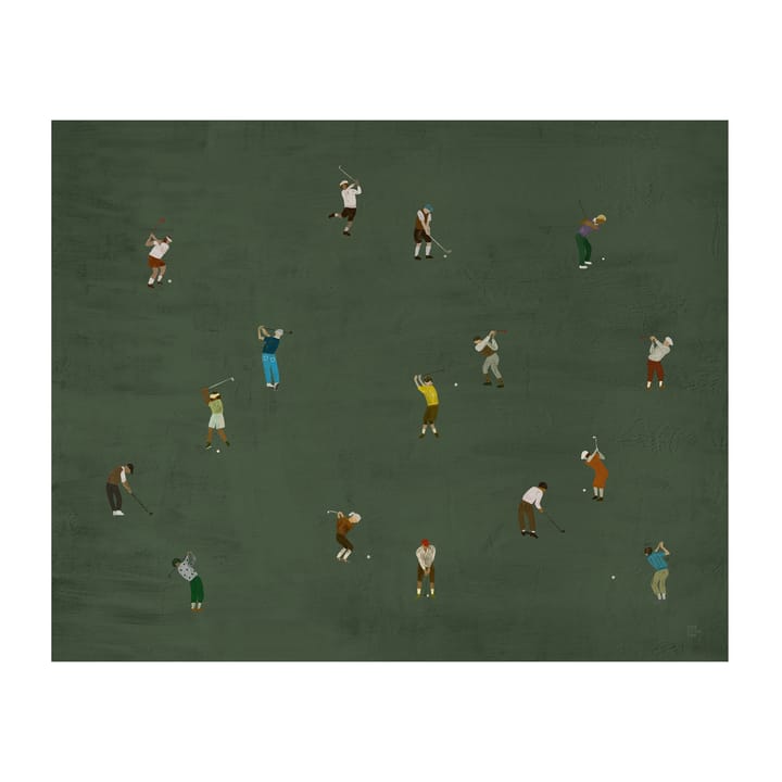 Golfers ポスター - 40x50 cm - Fine Little Day | ファインリトルデイ