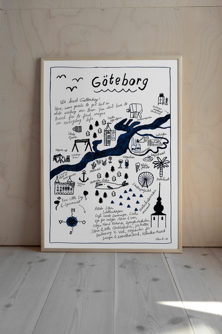 Göteborg ポスター, 50x70 cm Fine Little Day | ファインリトルデイ