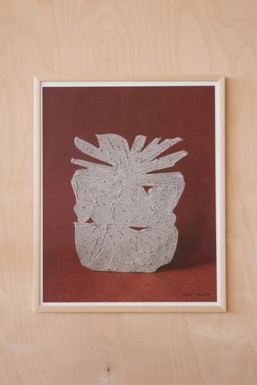 Sto Up ポスター 40x50 cm - Red-grey - Fine Little Day | ファインリトルデイ