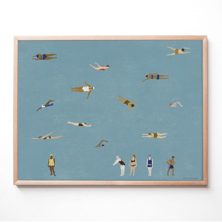 Swimmers ポスター, 40x50 cm Fine Little Day | ファインリトルデイ