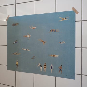 Swimmers ポスター - 40x50 cm - Fine Little Day | ファインリトルデイ