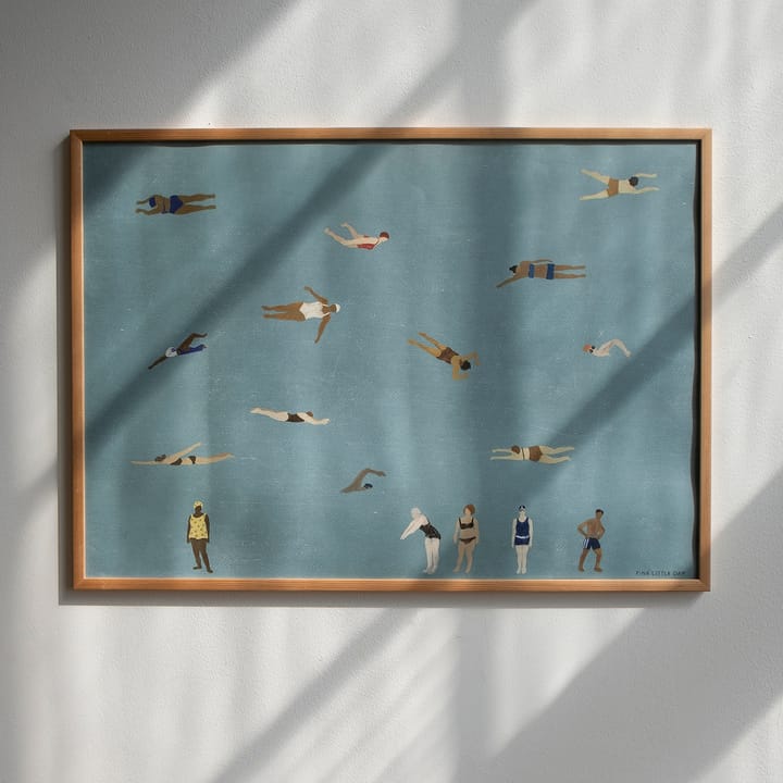 Swimmers ポスター, 50x70 cm Fine Little Day | ファインリトルデイ