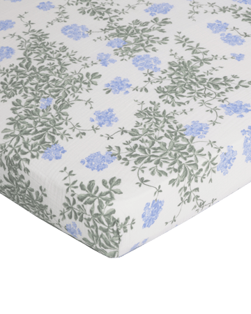 Plumbago Muslin ベッドシーツ - 70x140x20 cm - Garbo&Friends