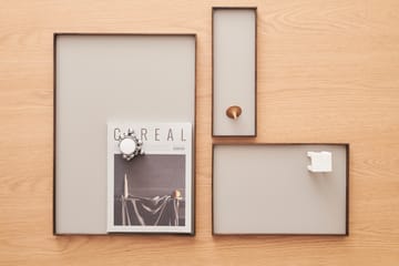 Frame トレイ medium 23.2x34 cm - Smoked oak-Grey - Gejst | ガイスト