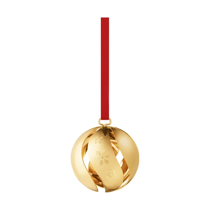 2024 クリスマス オーナメント bauble - Gold-plated - Georg Jensen | ジョージ ジェンセン