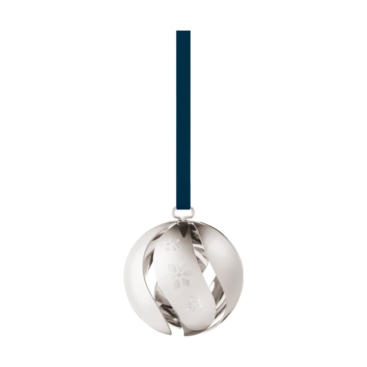 2024 クリスマス オーナメント bauble, Palladium-plated Georg Jensen | ジョージ ジェンセン