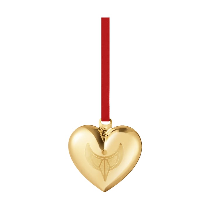 2024 クリスマス オーナメント heart - Gold-plated - Georg Jensen | ジョージ ジェンセン