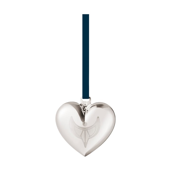 2024 クリスマス オーナメント heart - Palladium-plated - Georg Jensen | ジョージ ジェンセン