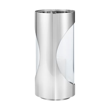 Chrome contours ハリケーンランタン 22 cm - Stainless steel - Georg Jensen | ジョージ ジェンセン