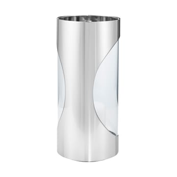 Chrome contours hurricane ランタン 28 cm - Stainless steel - Georg Jensen | ジョージ ジェンセン