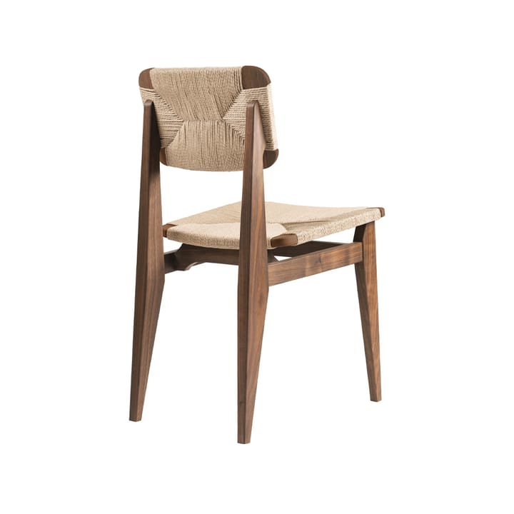 C-チェア チェア, American walnut, natural braided seat and back GUBI | グビ