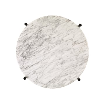 Ts テーブル ブラックレッグ O 40 Cm - white marble - GUBI | グビ