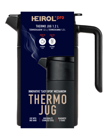 Heirol サーモジャグ 1.2 L - Black - Heirol