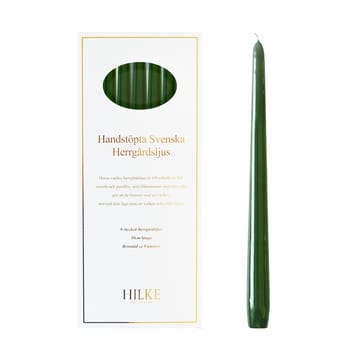 Herrgårdsljus キャンドル 30 cm 6本 - Dark green - Hilke Collection