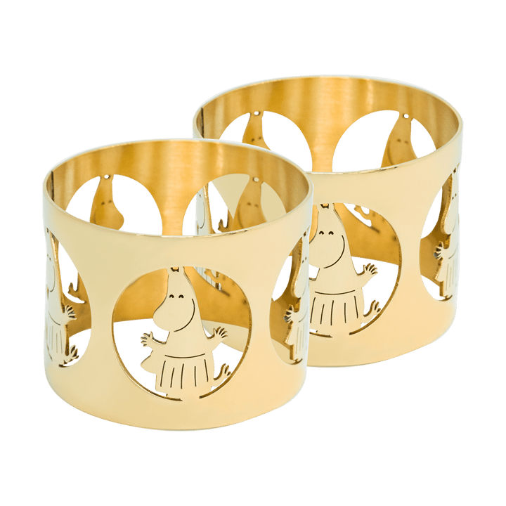 Hilke X Moomin ナプキンリング ムーミンママ 2個 - Brass - Hilke Collection