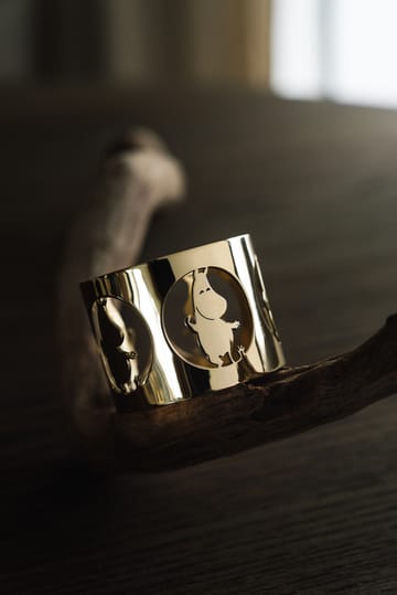 Hilke X Moomin ナプキンリング ムーミントロール 2個 - Brass - Hilke Collection