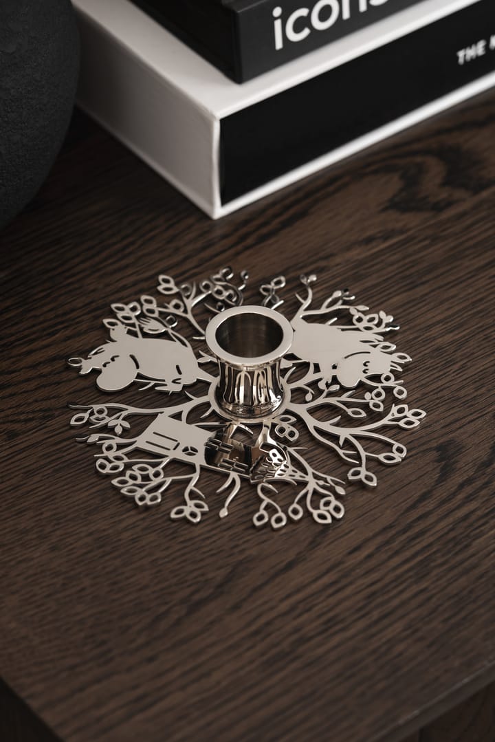 Hilke X Moomin No.1 キャンドルホルダー, Nickel-plated brass Hilke Collection